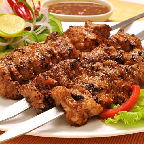 Beef Behari Kebab at Bundu Khan Restaurant Luton UK